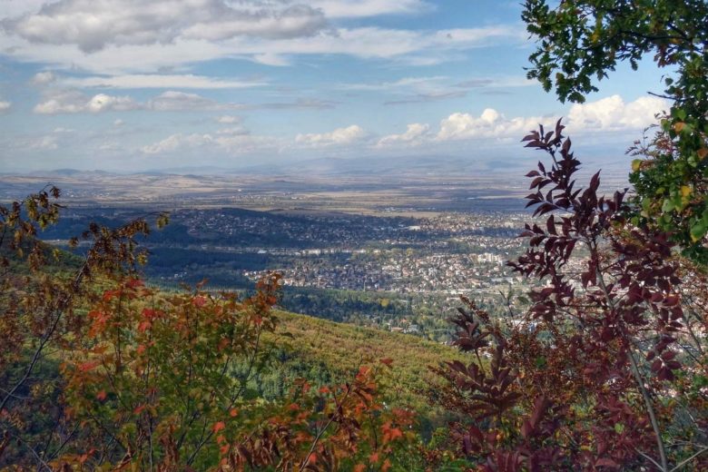 Ausblick auf Sofia vom Vitosha-Gebirge