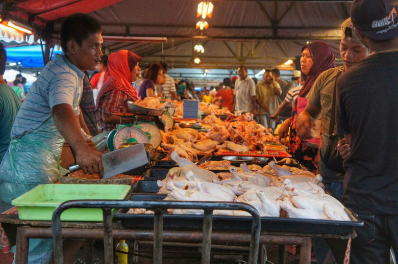 Markt in Kota Kinabalu - Borneo