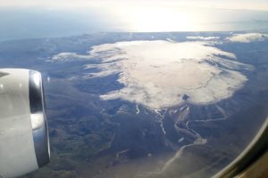 Island - Blick aus dem Flugzeug