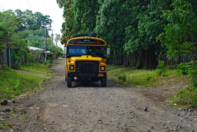 Bus von Merida nach Moyogalpa auf Ometepe