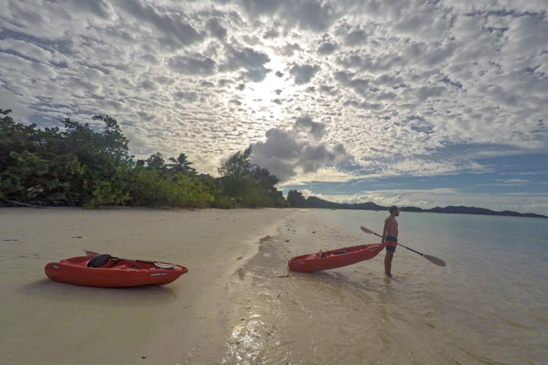 Kajaking am Anse Volbert Praslin