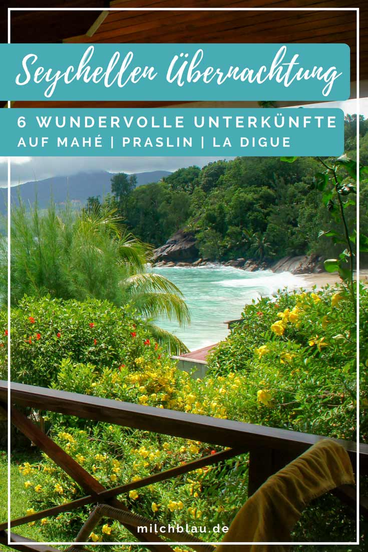 6 schöne Unterkünfte unserer Seychellen-Reise, die wir absolut weiterempfehlen können. Mahé, La Digue und Praslin: Unsere Empfehlungen für Villa, Resort und Gästehaus.