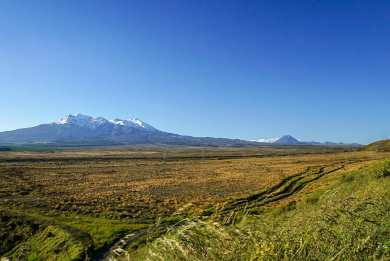 Desert Road in Rangipo Desert, Tongariro