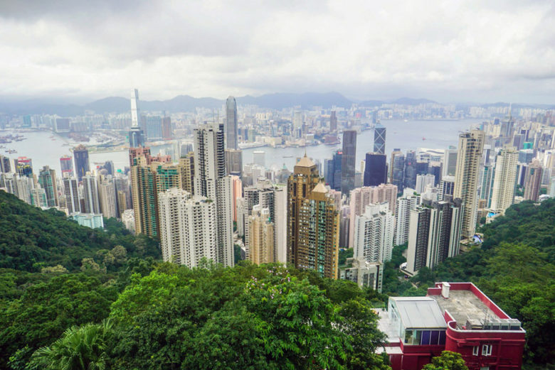 Hongkong Skyline Victoria Peak