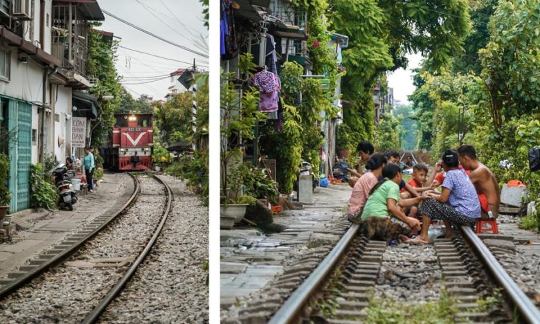 Vietnam Train Street Hanoi