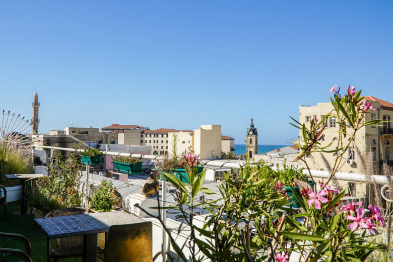 Tel Aviv Israel Old Jaffa Hostel Terrasse